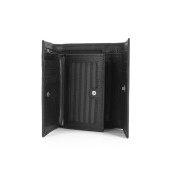 Portofel dama din piele naturala DiAmanti Avila Negru DO-6611